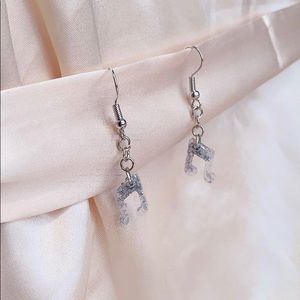 Music notes earring